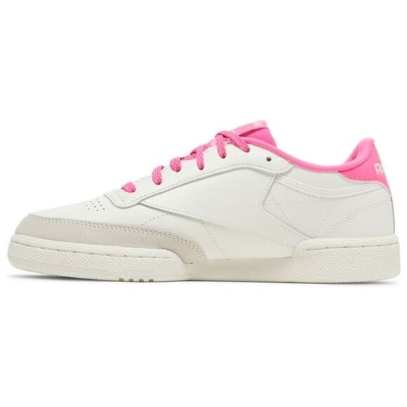 Reebok Women’s Club C 85 'Chalk Atomic Pink' Size 8.5 Sneakers - Picture 1 of 13